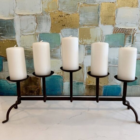 REDUCED Home Staging Rustic Candle Holders Candelabra - Picture 1 of 1